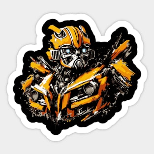 Bee Robot Sticker